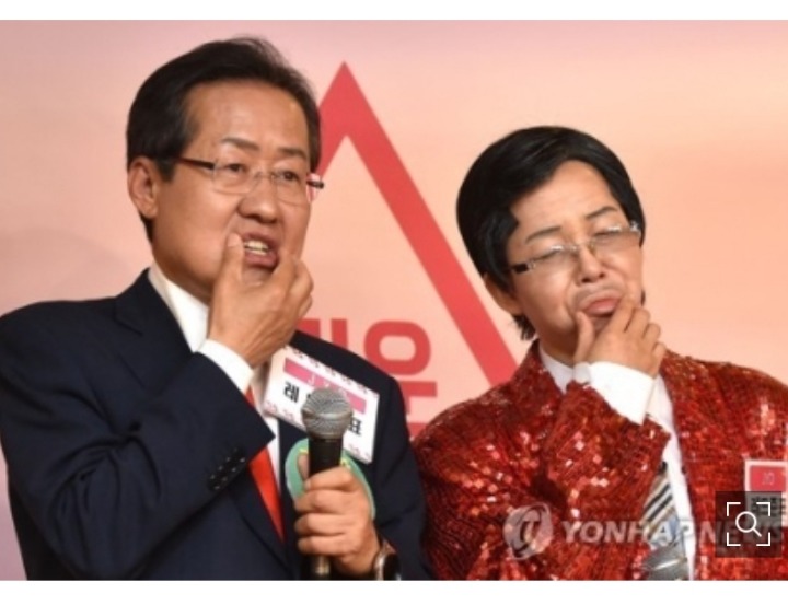 오늘자 홍준표와 레드준표의 만남ㅋㅋㅋ | 인스티즈