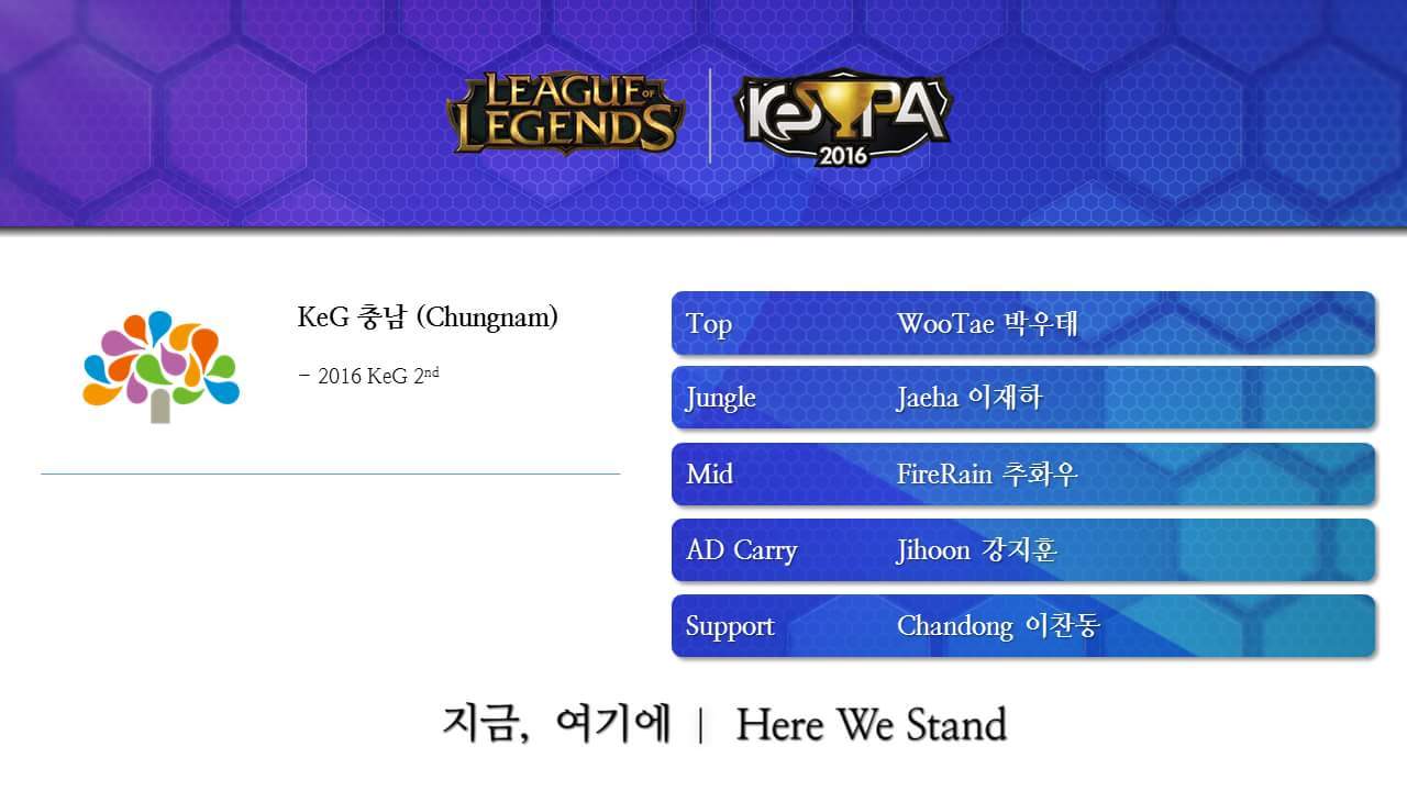 [LOL] 2016 kespa컵 로스터 & 12강 대진 및 일정 | 인스티즈