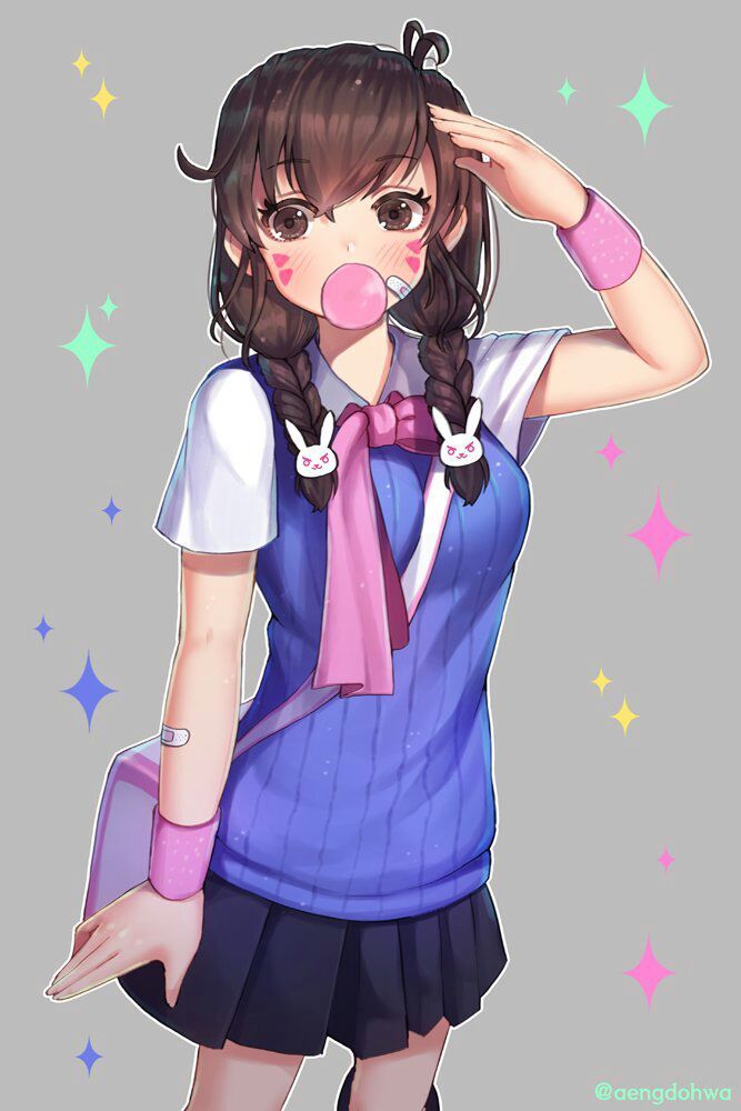 오버워치 D.VA 짤털이 | 인스티즈