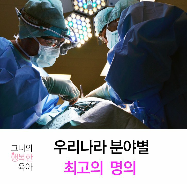 우리나라 분야별 최고의 명의 | 인스티즈