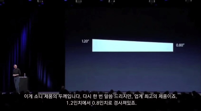 스티브잡스의 맥북에어 발표 키노트 | 인스티즈