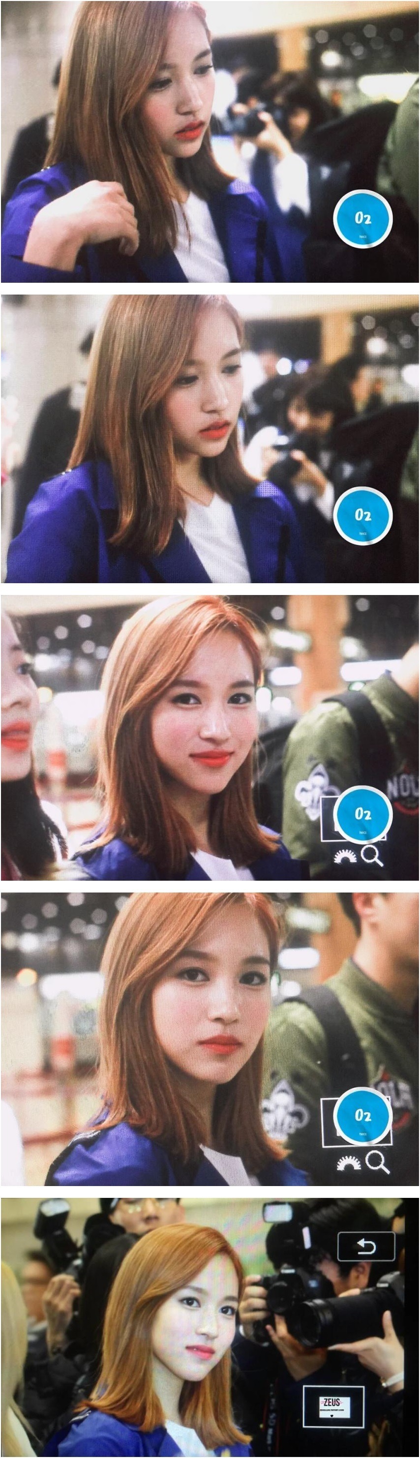 [트와이스] 오늘도 미모열일하는 미나, 쯔위 출국짤 | 인스티즈