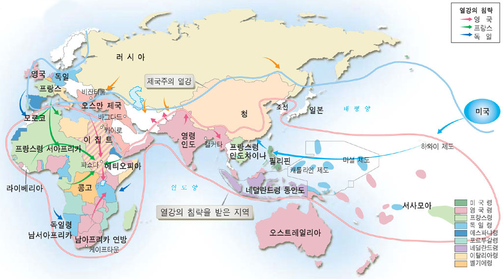 1800년대 후반 유럽 백인들의 땅따먹기 놀이 .jpg | 인스티즈
