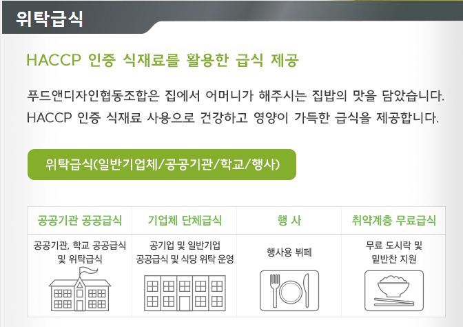 푸드앤디자인협동조합 이미지
