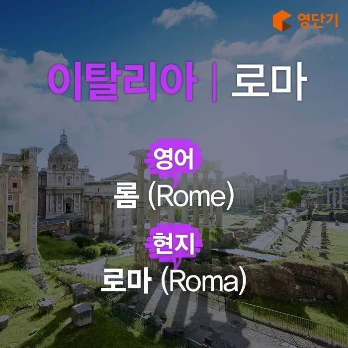 현지어와 영어가 다른 유럽 도시들 | 인스티즈