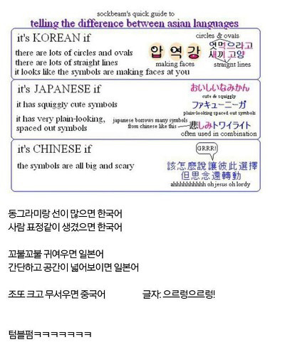서양인들이 보는 동양글자.JPG | 인스티즈