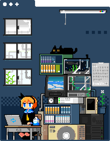 소리주의 - 신기한 도트의 세계.gif | 인스티즈