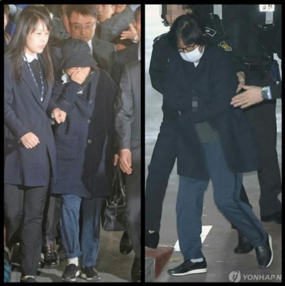 최순실 검찰출두와 구치소 수감 사진 비교 | 인스티즈