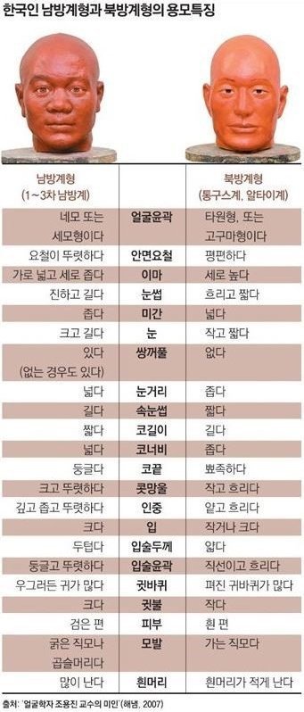 한국인 얼굴 특징 두가지.jpg | 인스티즈