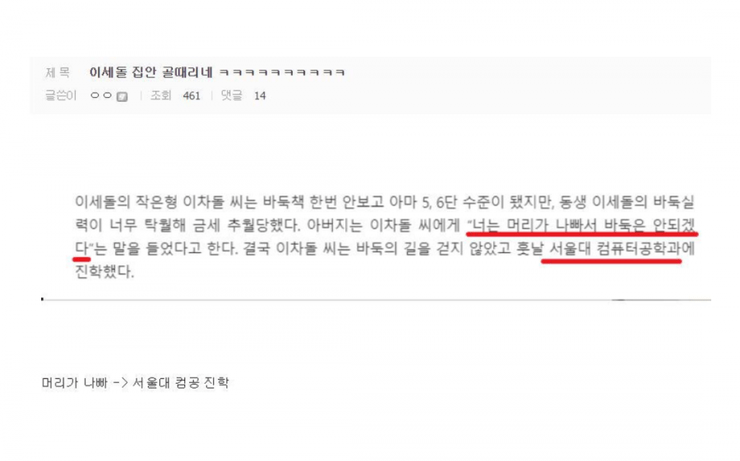 머리가 나쁘니 대학이나 가라.JPG | 인스티즈