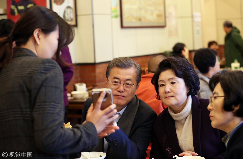 국내언론은 절대 안실어주는 문대통령 중식당 일화 | 인스티즈