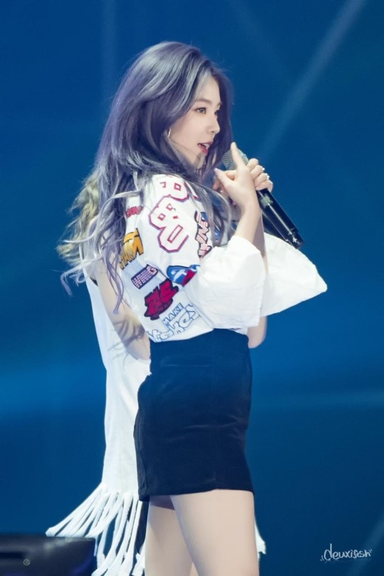 1년전 보라색 머리 아이린.jpgif | 인스티즈