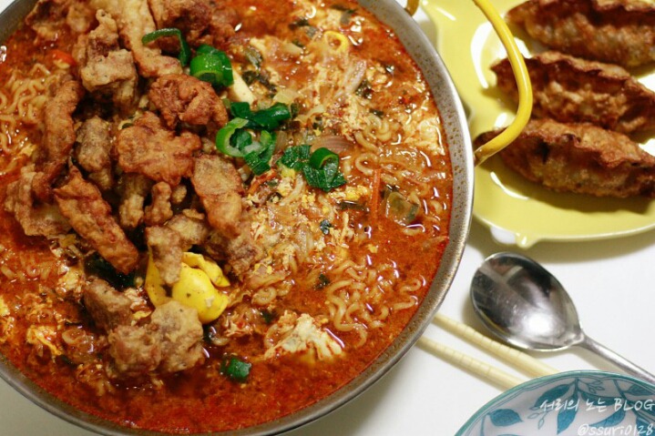 얼큰하고 시원한 탕수육! 돼지라면 gifjpg | 인스티즈