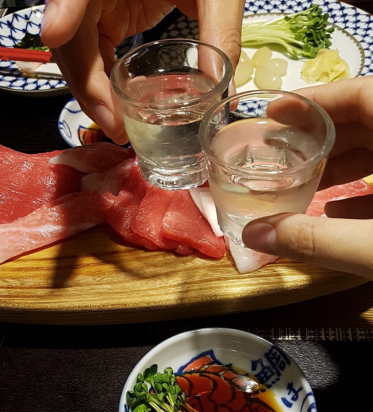 다랑어참치회 이미지