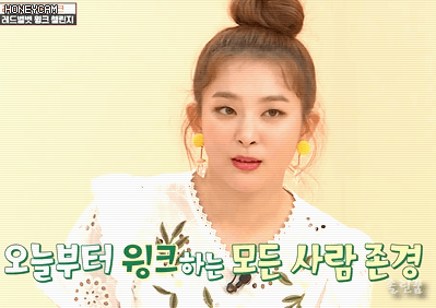 윙크하는 레드벨벳 미모 ㄷㄷㄷ.gif | 인스티즈