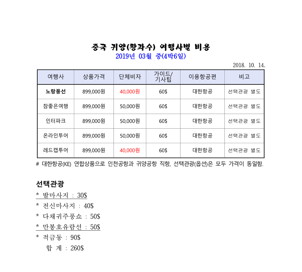 중국항공여행사 이미지