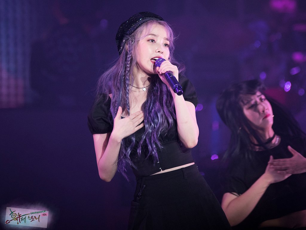 보라색 머리 아이유.jpg | 인스티즈