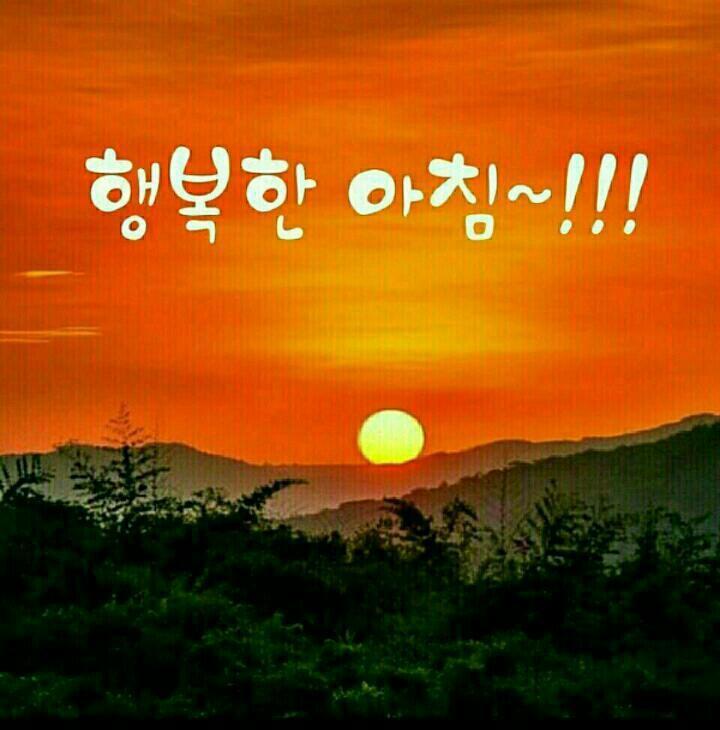 행복한 아침 이미지